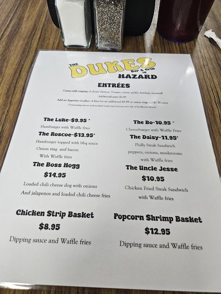The Duke's Bar & Grill Menu image 2